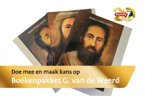 Win-actie Family7: Boekenpakket Gert van de Weerd