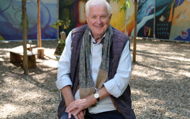 Kunstenaar Otto de Bruijne bij Family7